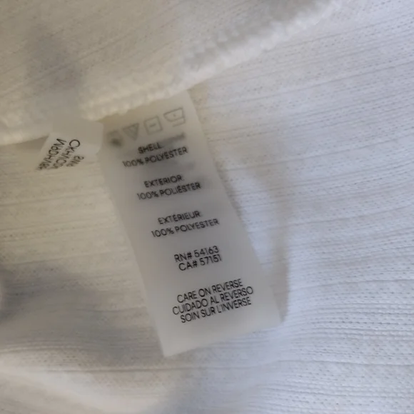 Calvin Klein puff sleeves top - white - Size M - short sleeves - Picture 7 of 8